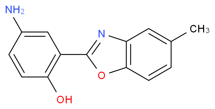 4-amino-2-(5-methylbenzo[d]oxazol-2-yl)phenol_Molecular_structure_CAS_)