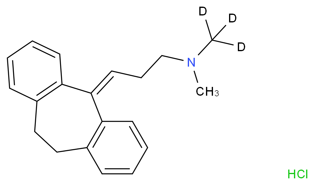 Amitriptyline-d3 Hydrochloride_Molecular_structure_CAS_342611-00-1)
