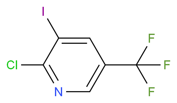 2-Chloro-3-iodo-5-(trifluoromethyl)pyridine_Molecular_structure_CAS_505084-56-0)