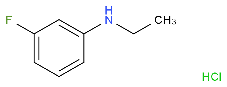 N-ethyl-3-fluoroaniline hydrochloride_Molecular_structure_CAS_)