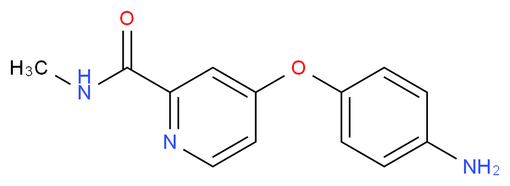 4-(4-Aminophenoxy)-N-methylpicolinamide_Molecular_structure_CAS_284462-37-9)