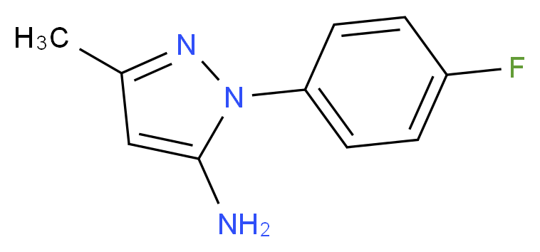 2-(4-Fluoro-phenyl)-5-methyl-2H-pyrazol-3-ylamine_Molecular_structure_CAS_)