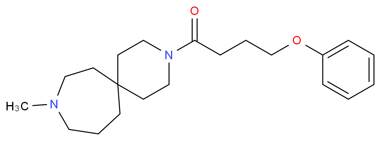9-methyl-3-(4-phenoxybutanoyl)-3,9-diazaspiro[5.6]dodecane_Molecular_structure_CAS_)