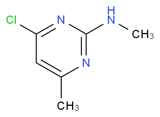 4-CHLORO-N,6-DIMETHYLPYRIMIDIN-2-AMINE_Molecular_structure_CAS_5738-15-8)