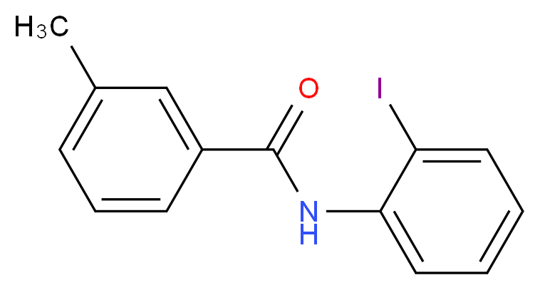 N-(2-Iodophenyl)-3-methylbenzamide_Molecular_structure_CAS_123862-56-6)