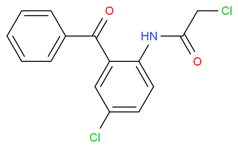 N1-(2-benzoyl-4-chlorophenyl)-2-chloroacetamide_Molecular_structure_CAS_)