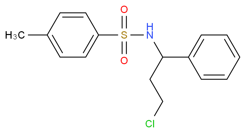 N-(3-chloro-1-phenylpropyl)-4-methylbenzenesulfonamide_Molecular_structure_CAS_)