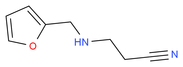 3-[(furan-2-ylmethyl)amino]propanenitrile_Molecular_structure_CAS_)