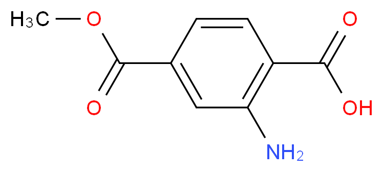 2-Amino-4-(methoxycarbonyl)benzoic acid_Molecular_structure_CAS_85743-02-8)