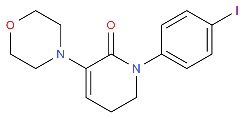 1-(4-Iodophenyl)-3-morpholino-5,6-dihydropyridin-2(1H)-one_Molecular_structure_CAS_473927-69-4)