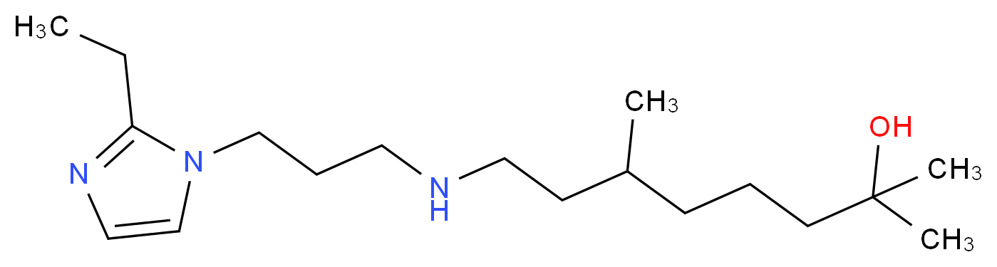 8-{[3-(2-ethyl-1H-imidazol-1-yl)propyl]amino}-2,6-dimethyl-2-octanol_Molecular_structure_CAS_)