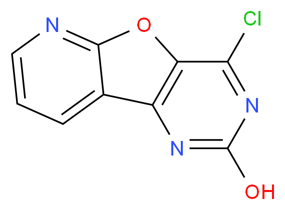 4-Chloropyrido[3',2':4,5]furo[3,2-d]pyrimidin-2-ol_Molecular_structure_CAS_)