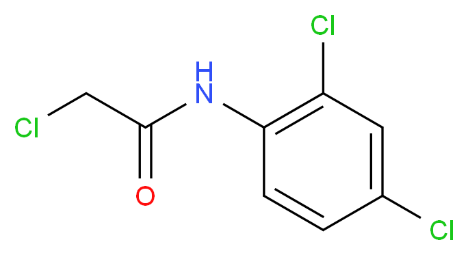 2-Chloro-N-(2,4-dichlorophenyl)acetamide_Molecular_structure_CAS_)
