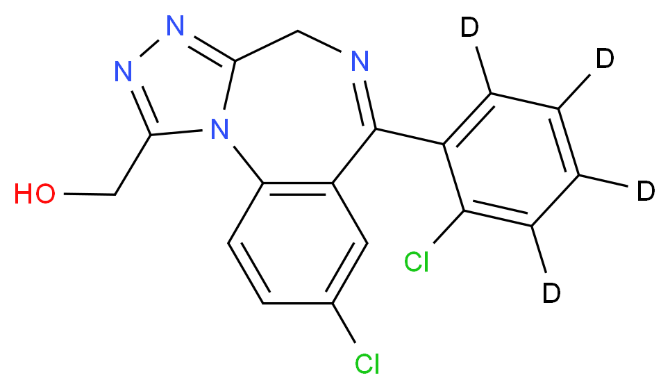 1'-Hydroxy Triazolam-d4_Molecular_structure_CAS_145225-01-0)