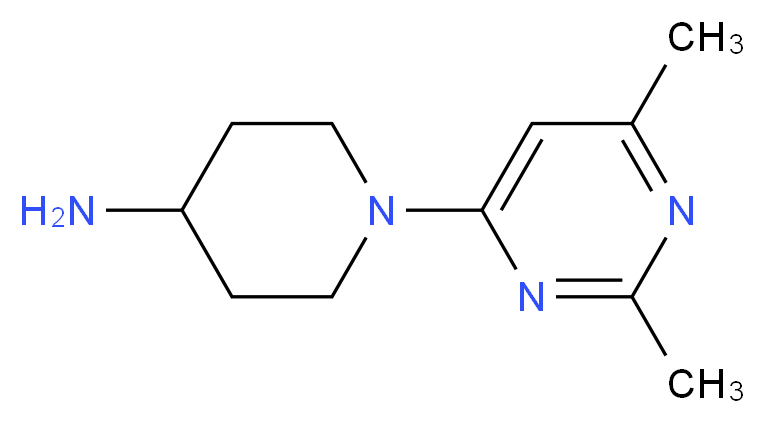 1-(2,6-dimethylpyrimidin-4-yl)piperidin-4-amine_Molecular_structure_CAS_)