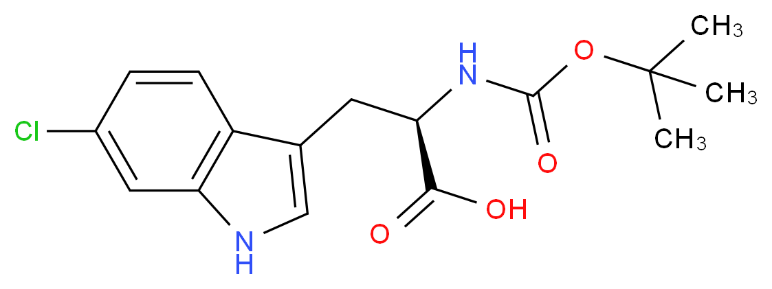 Boc-6-chloro-D-tryptophan_Molecular_structure_CAS_)