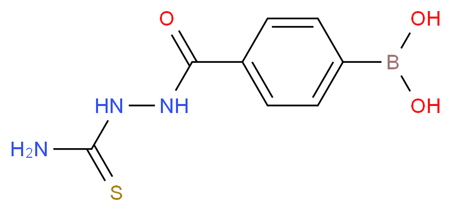 4-(2-Carbamothioylhydrazinocarbonyl)benzeneboronic acid_Molecular_structure_CAS_957060-76-3)