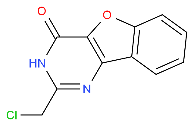 2-(chloromethyl)[1]benzofuro[3,2-d]pyrimidin-4(3H)-one_Molecular_structure_CAS_80550-76-1)