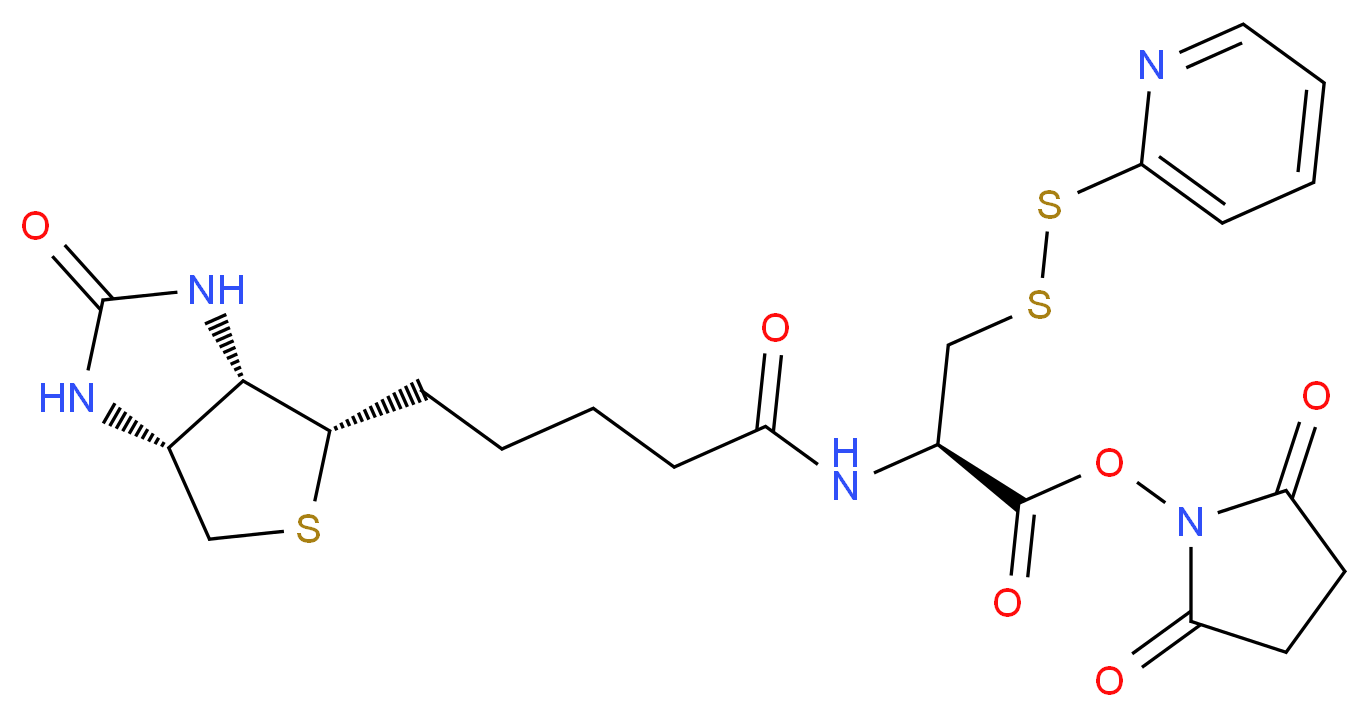 Biotinyl Pyridinyldithio N-Hydroxysuccinimide Alanine Ester_Molecular_structure_CAS_1356933-91-9)