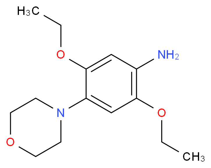 2,5-Diethoxy-4-(morpholin-4-yl)aniline_Molecular_structure_CAS_51963-82-7)