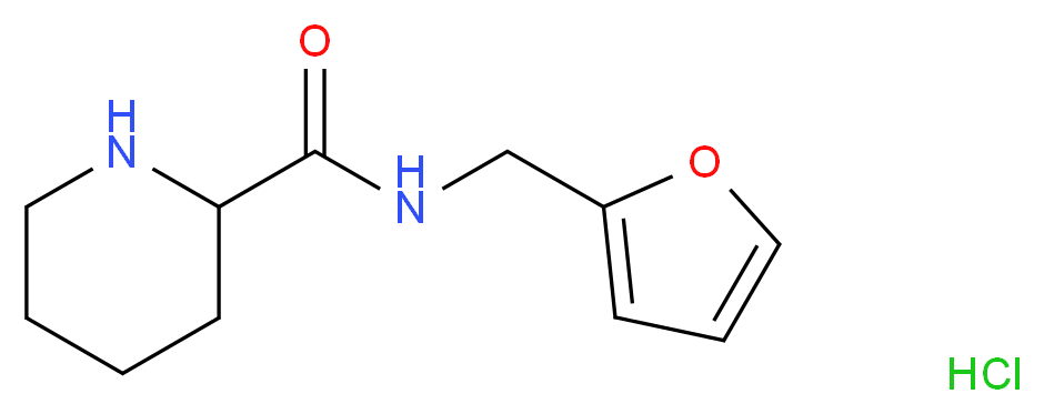 N-(2-Furylmethyl)-2-piperidinecarboxamide hydrochloride_Molecular_structure_CAS_)