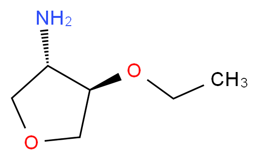 trans-4-ethoxytetrahydro-3-furanamine_Molecular_structure_CAS_1255859-41-6)