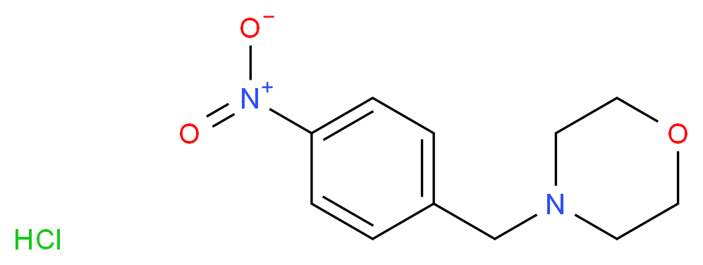 4-(4-Nitrobenzyl)morpholine hydrochloride_Molecular_structure_CAS_90754-91-9)