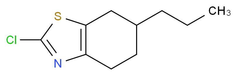2-chloro-6-propyl-4,5,6,7-tetrahydro-1,3-benzothiazole_Molecular_structure_CAS_)