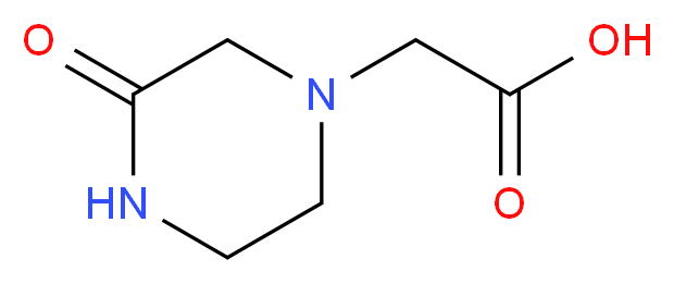 2-(3-oxopiperazin-1-yl)acetic acid_Molecular_structure_CAS_)