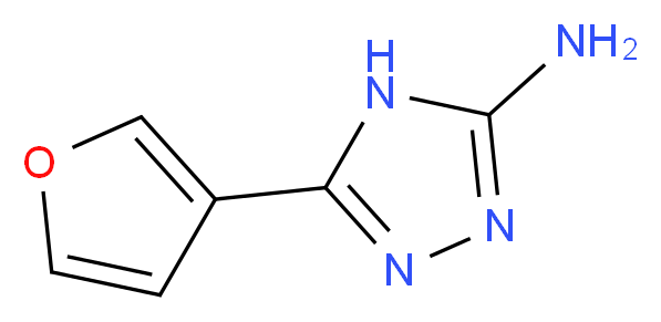5-(furan-3-yl)-4H-1,2,4-triazol-3-amine_Molecular_structure_CAS_)