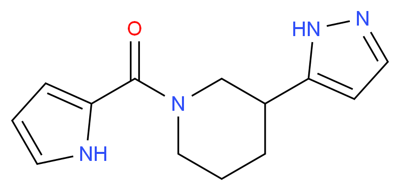 3-(1H-pyrazol-5-yl)-1-(1H-pyrrol-2-ylcarbonyl)piperidine_Molecular_structure_CAS_)