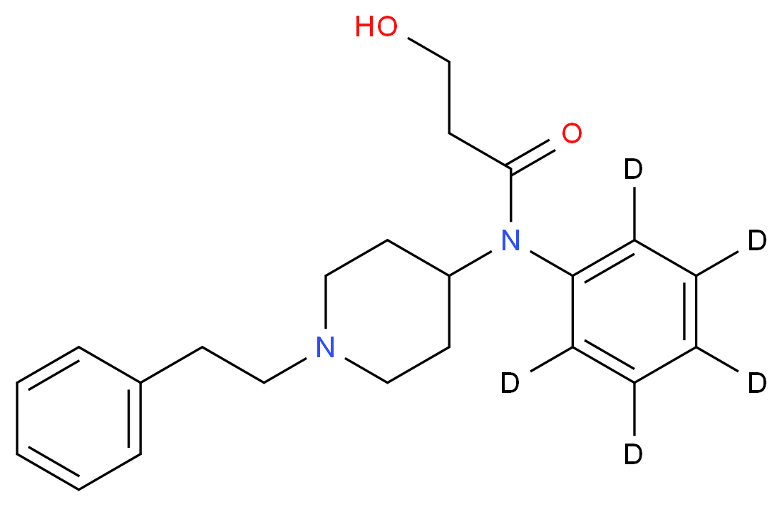 ω-Hydroxy Fentanyl-d5_Molecular_structure_CAS_)
