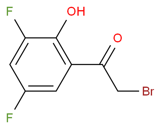 3,5-Difluoro-2-hydroxyphenacyl bromide 95%_Molecular_structure_CAS_1192815-24-9)