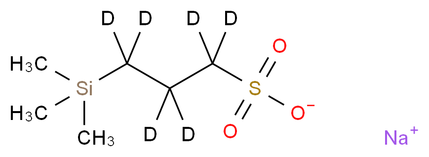 3-(Trimethylsilyl)-1-propanesulfonic acid-d6 sodium salt_Molecular_structure_CAS_284664-85-3)