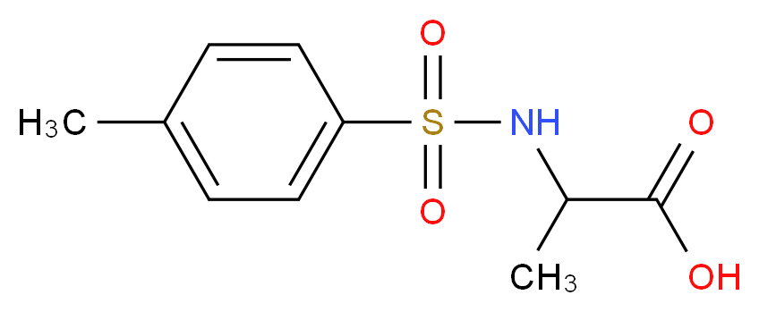 N-(p-Toluenesulfonyl)-DL-alanine_Molecular_structure_CAS_4816-81-3)