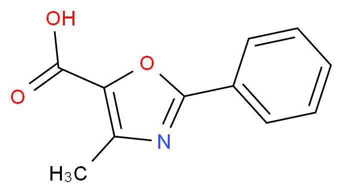 4-methyl-2-phenyl-1,3-oxazole-5-carboxylic acid_Molecular_structure_CAS_91137-55-2)