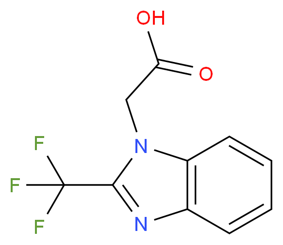 (2-Trifluoromethyl-benzoimidazol-1-yl)-acetic acid_Molecular_structure_CAS_313241-14-4)