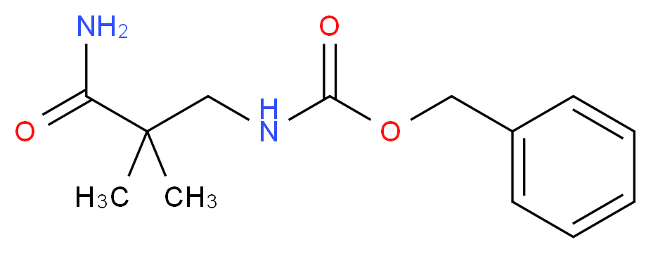 3N-Benzyloxycarbonyl 3-Amino-2,2-dimethylpropanamide_Molecular_structure_CAS_666844-61-7)