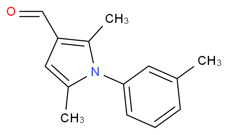 2,5-Dimethyl-1-m-tolyl-1H-pyrrole-3-carbaldehyde_Molecular_structure_CAS_423749-16-0)