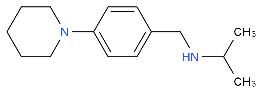N-(4-piperidin-1-ylbenzyl)propan-2-amine_Molecular_structure_CAS_852180-57-5)
