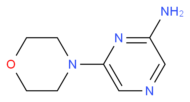 6-Morpholinopyrazin-2-amine_Molecular_structure_CAS_717847-03-5)
