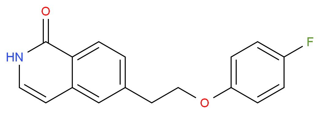 6-[2-(4-fluorophenoxy)ethyl]isoquinolin-1(2H)-one_Molecular_structure_CAS_)