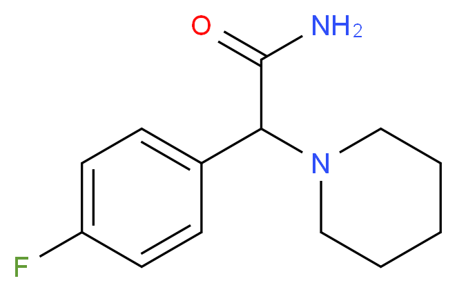 2-(4-Fluorophenyl)-2-piperidin-1-ylacetamide_Molecular_structure_CAS_)