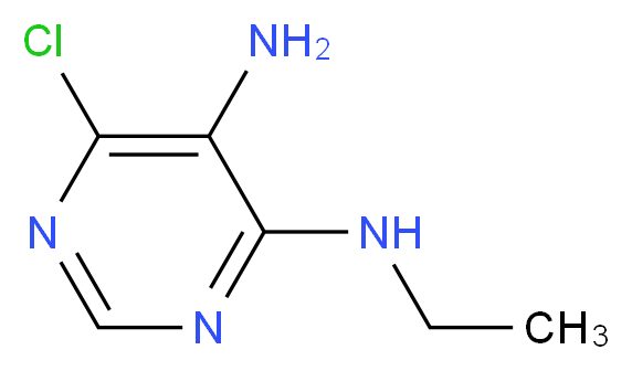 6-Chloro-N'4'-ethyl-pyrimidine-4,5-diamine_Molecular_structure_CAS_98140-03-5)
