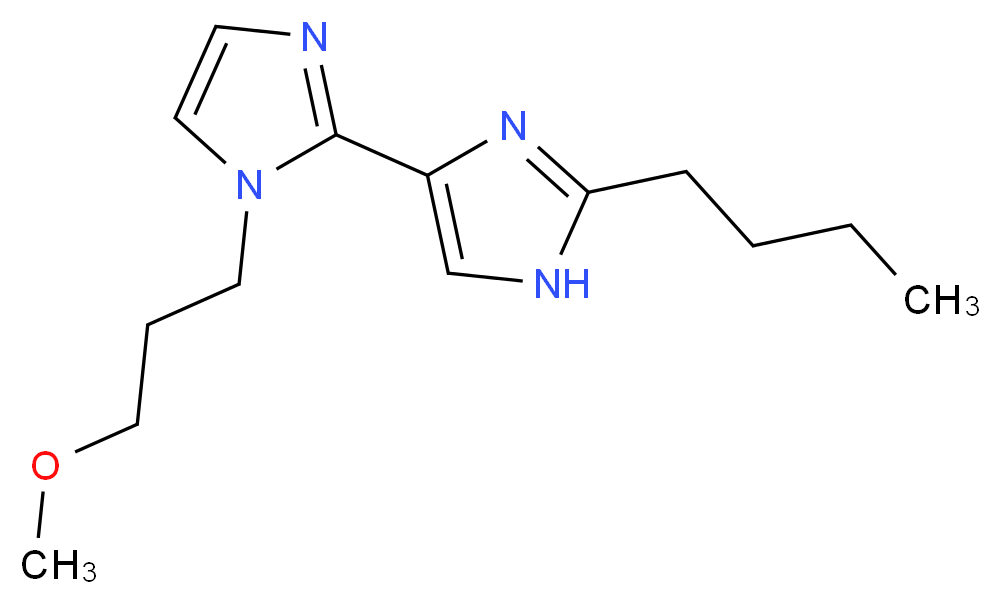 2'-butyl-1-(3-methoxypropyl)-1H,1'H-2,4'-biimidazole_Molecular_structure_CAS_)