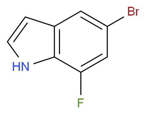 5-Bromo-7-fluoro-1H-indole_Molecular_structure_CAS_883500-73-0)