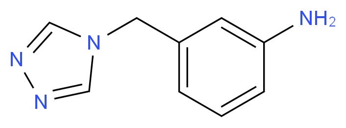 3-(4H-1,2,4-triazol-4-ylmethyl)aniline_Molecular_structure_CAS_)