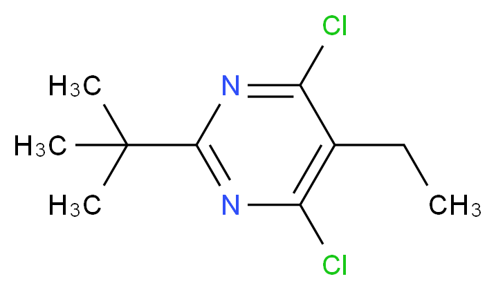 2-tert-butyl-4,6-dichloro-5-ethylpyrimidine_Molecular_structure_CAS_)
