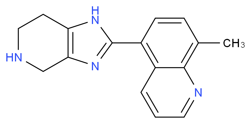 8-methyl-5-(4,5,6,7-tetrahydro-1H-imidazo[4,5-c]pyridin-2-yl)quinoline_Molecular_structure_CAS_)