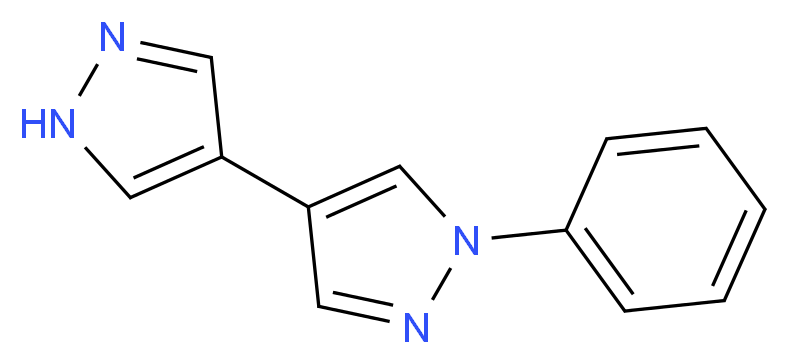 1-phenyl-4-(1H-pyrazol-4-yl)-1H-pyrazole_Molecular_structure_CAS_)